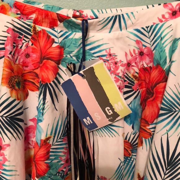 🆕 MSGM Milano Girls' Floral Print A-Line Skirt🌺 - Picture 8 of 8